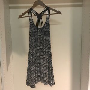 Black and white tribal sun dress